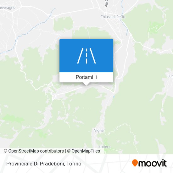 Mappa Provinciale Di Pradeboni