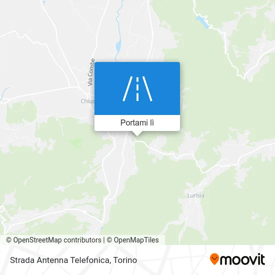 Mappa Strada Antenna Telefonica
