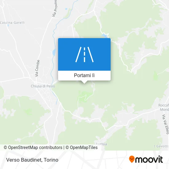 Mappa Verso Baudinet