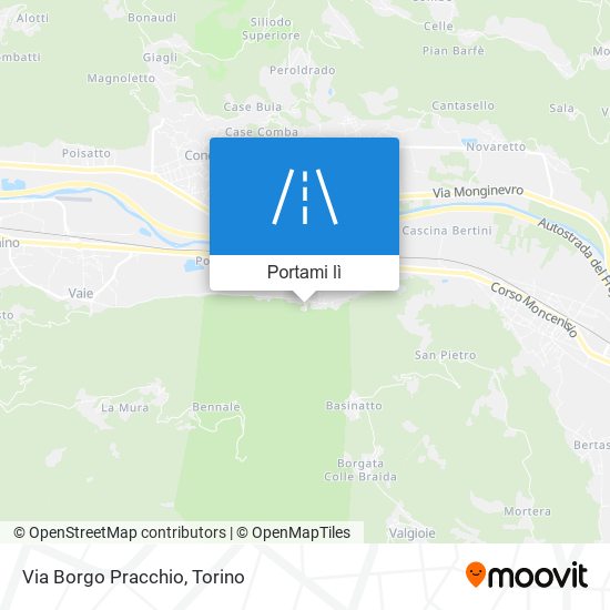 Mappa Via Borgo Pracchio