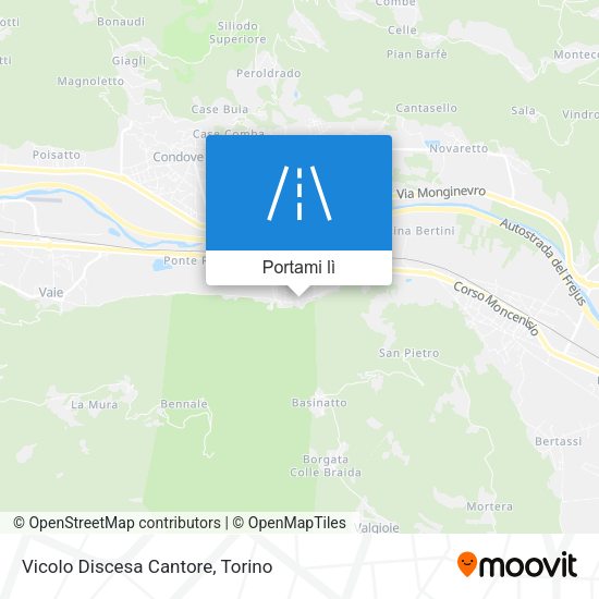 Mappa Vicolo Discesa Cantore