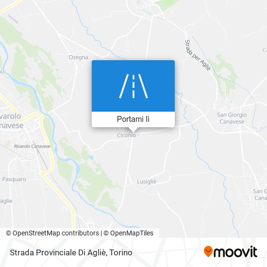 Mappa Strada Provinciale Di Agliè