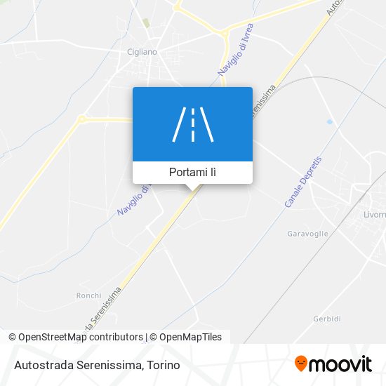 Mappa Autostrada Serenissima