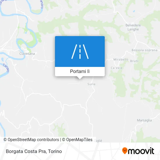 Mappa Borgata Costa Pra