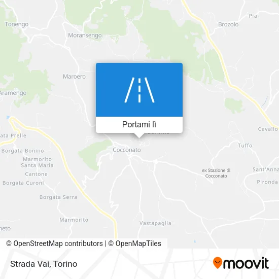 Mappa Strada Vai