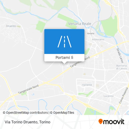 Mappa Via Torino Druento