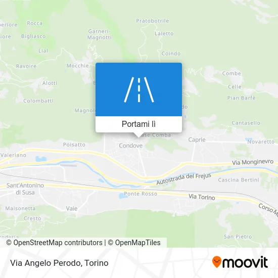Mappa Via Angelo Perodo