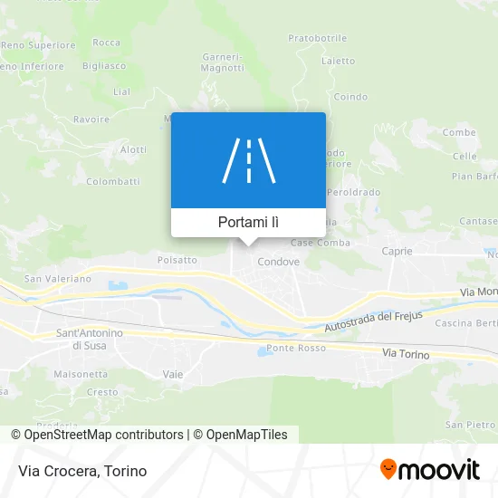 Mappa Via Crocera