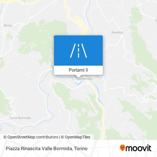 Mappa Piazza Rinascita Valle Bormida