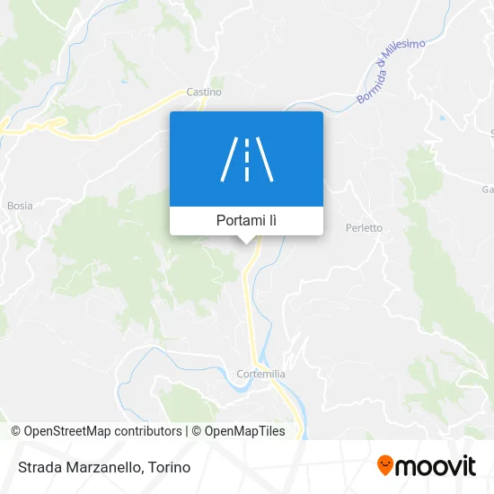 Mappa Strada Marzanello