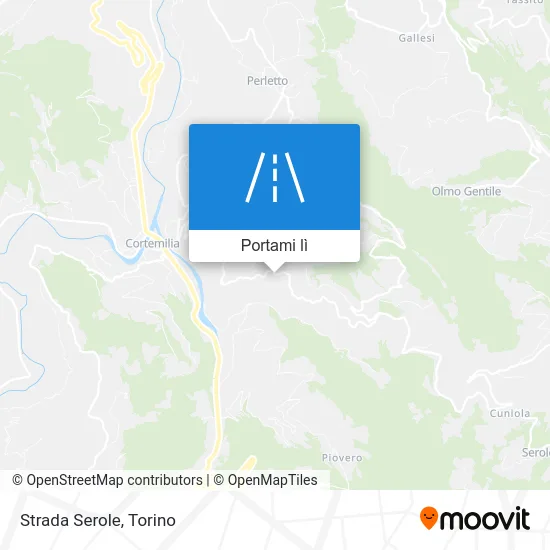 Mappa Strada Serole