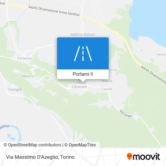 Mappa Via Massimo D'Azeglio