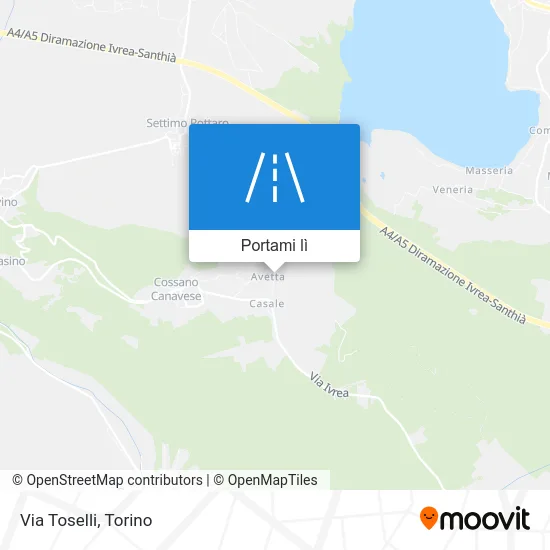 Mappa Via Toselli