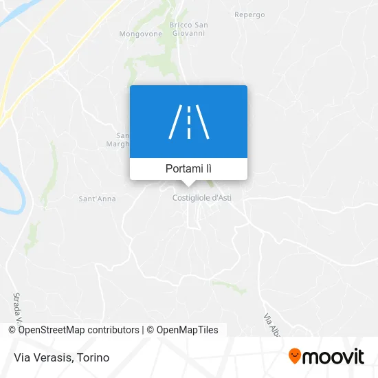 Mappa Via Verasis