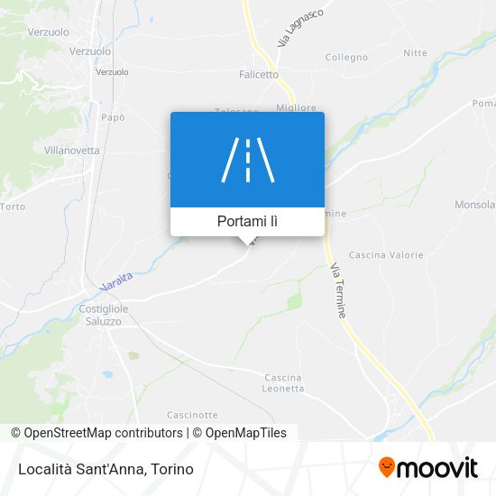 Mappa Località Sant'Anna