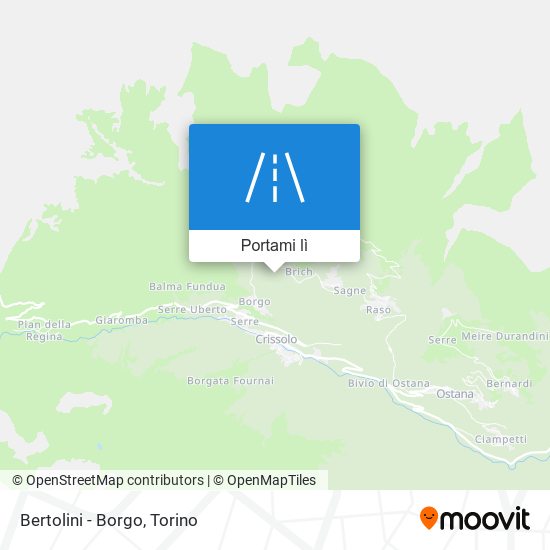 Mappa Bertolini - Borgo