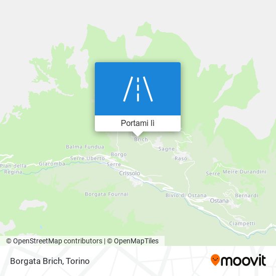 Mappa Borgata Brich