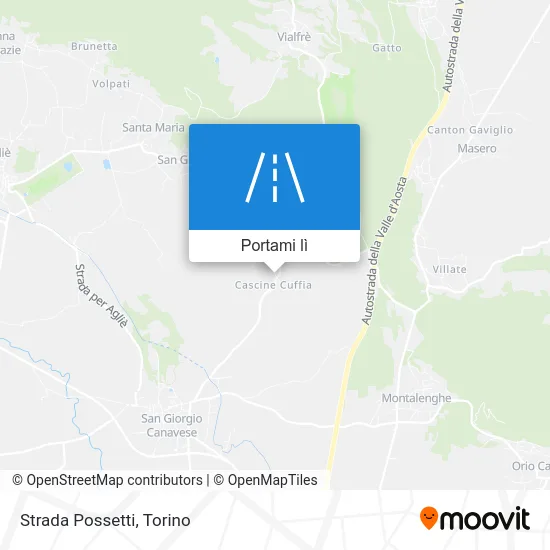 Mappa Strada Possetti