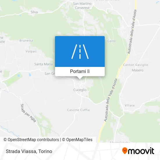 Mappa Strada Viassa