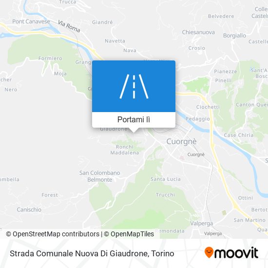 Mappa Strada Comunale Nuova Di Giaudrone