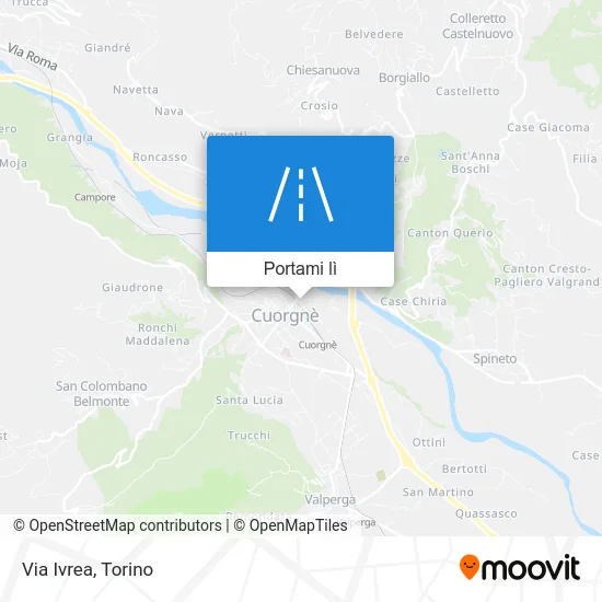 Mappa Via Ivrea