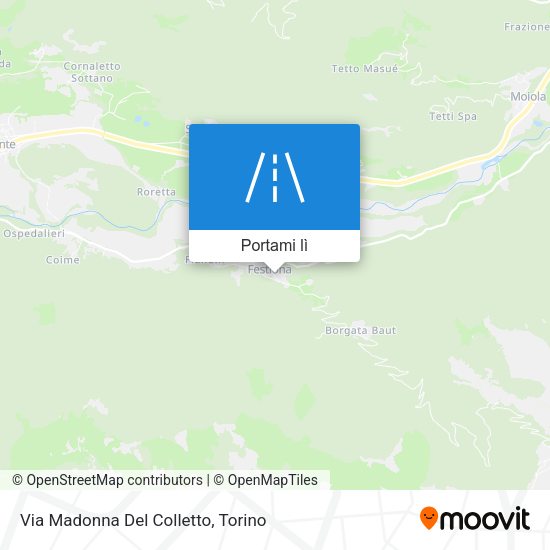 Mappa Via Madonna Del Colletto