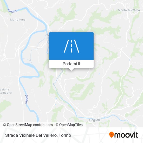 Mappa Strada Vicinale Del Vallero