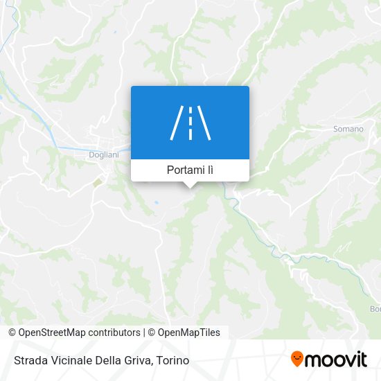 Mappa Strada Vicinale Della Griva