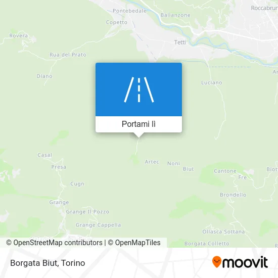 Mappa Borgata Biut