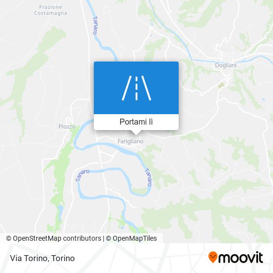 Mappa Via Torino