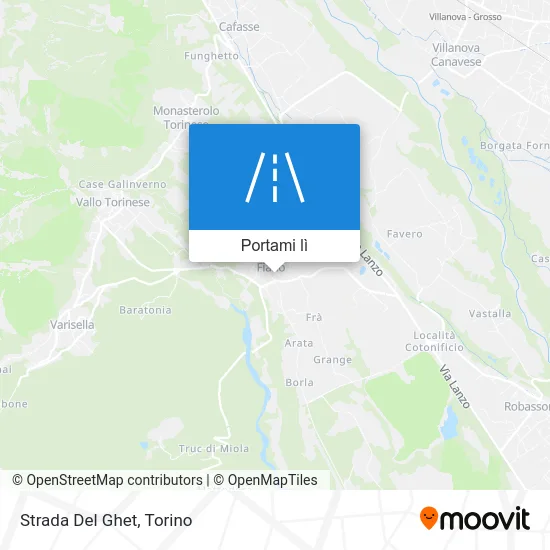 Mappa Strada Del Ghet