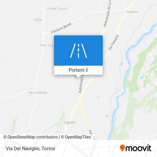 Mappa Via Del Naviglio