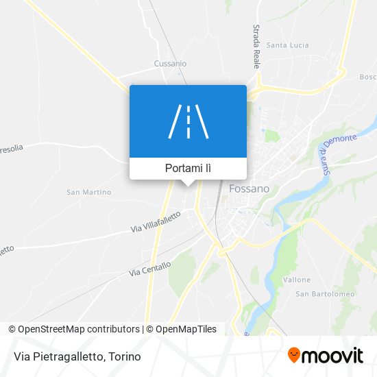 Mappa Via Pietragalletto