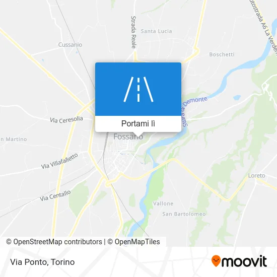 Mappa Via Ponto