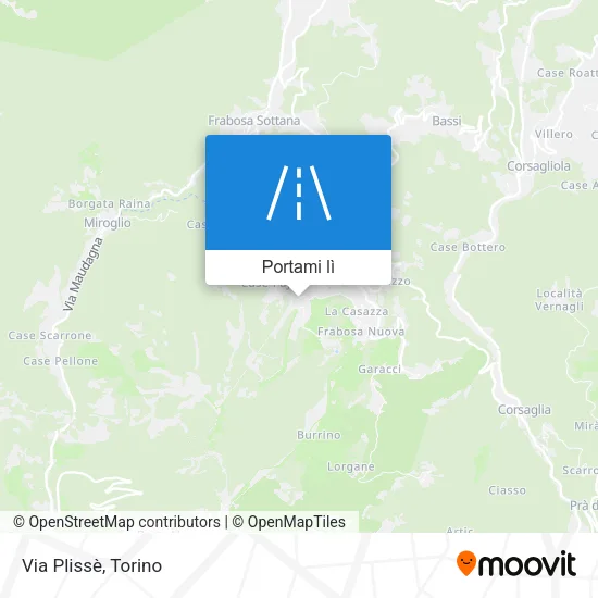 Mappa Via Plissè
