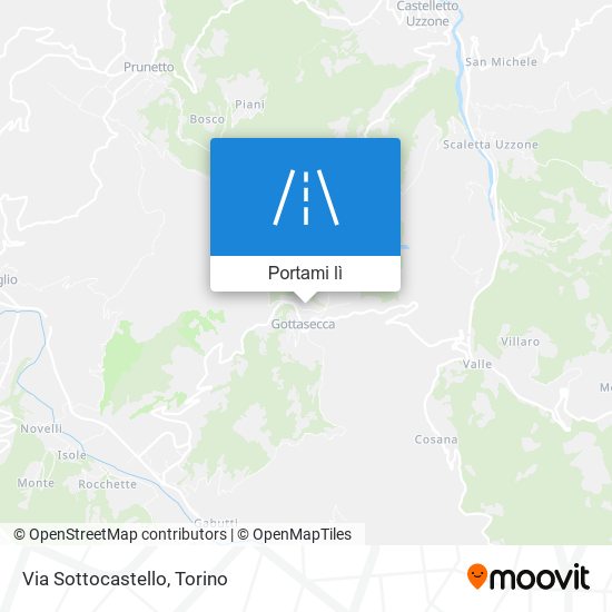 Mappa Via Sottocastello