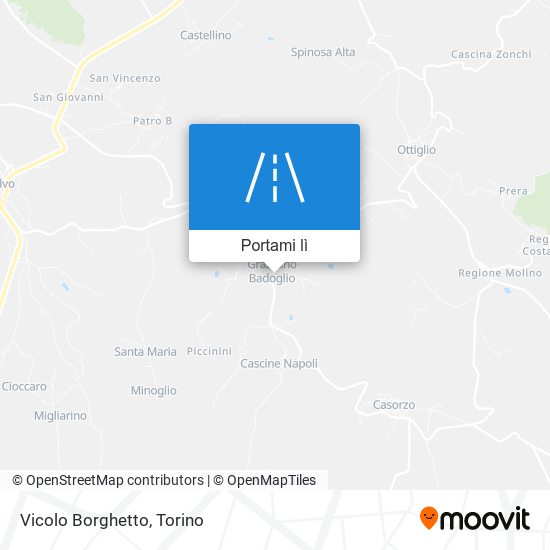 Mappa Vicolo Borghetto