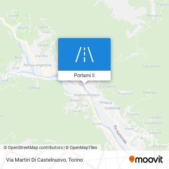 Mappa Via Martiri Di Castelnuovo