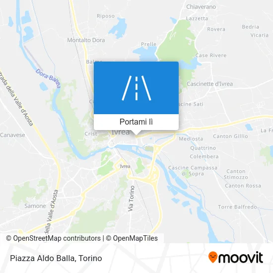 Mappa Piazza Aldo Balla