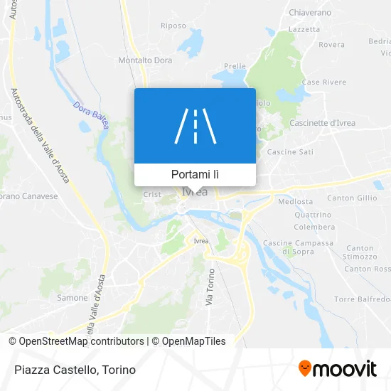 Mappa Piazza Castello