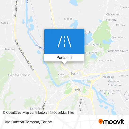 Mappa Via Canton Torassa