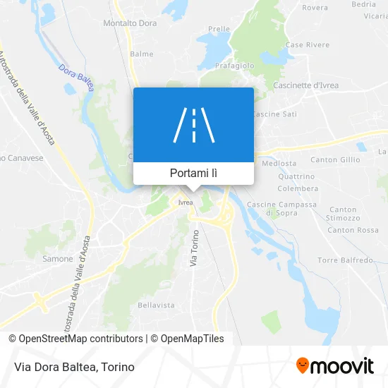 Mappa Via Dora Baltea