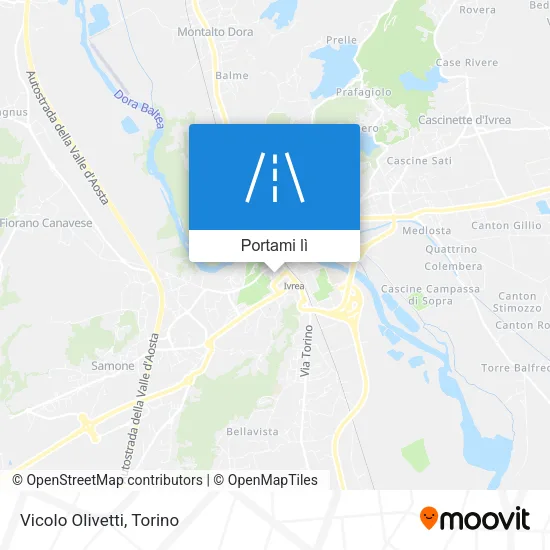 Mappa Vicolo Olivetti