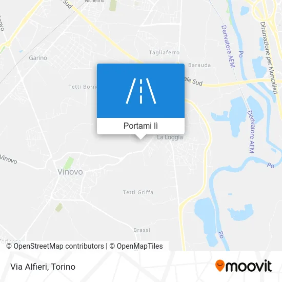 Mappa Via Alfieri