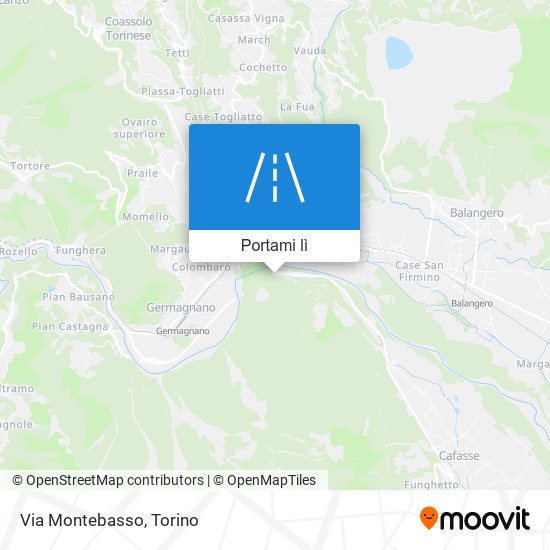 Mappa Via Montebasso