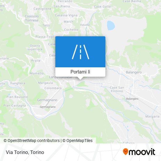 Mappa Via Torino