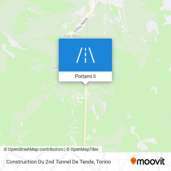 Mappa Construction Du 2nd Tunnel De Tende