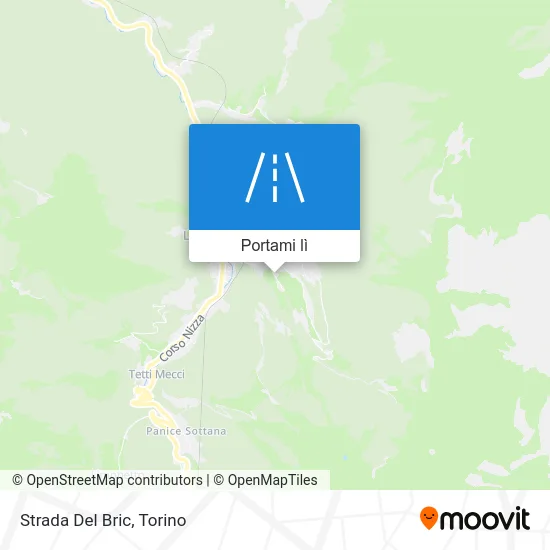 Mappa Strada Del Bric