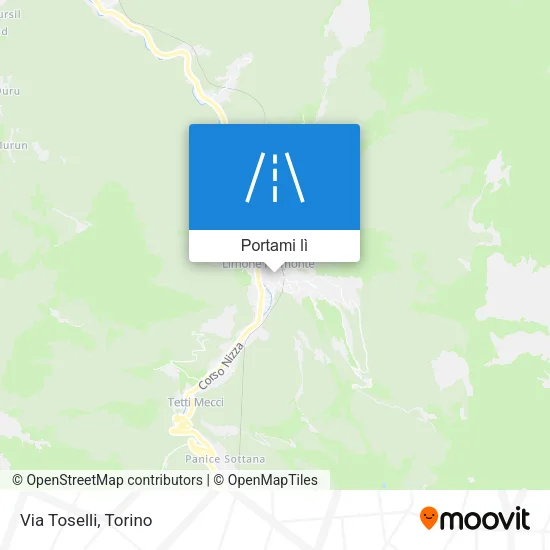 Mappa Via Toselli