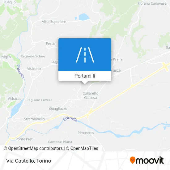 Mappa Via Castello